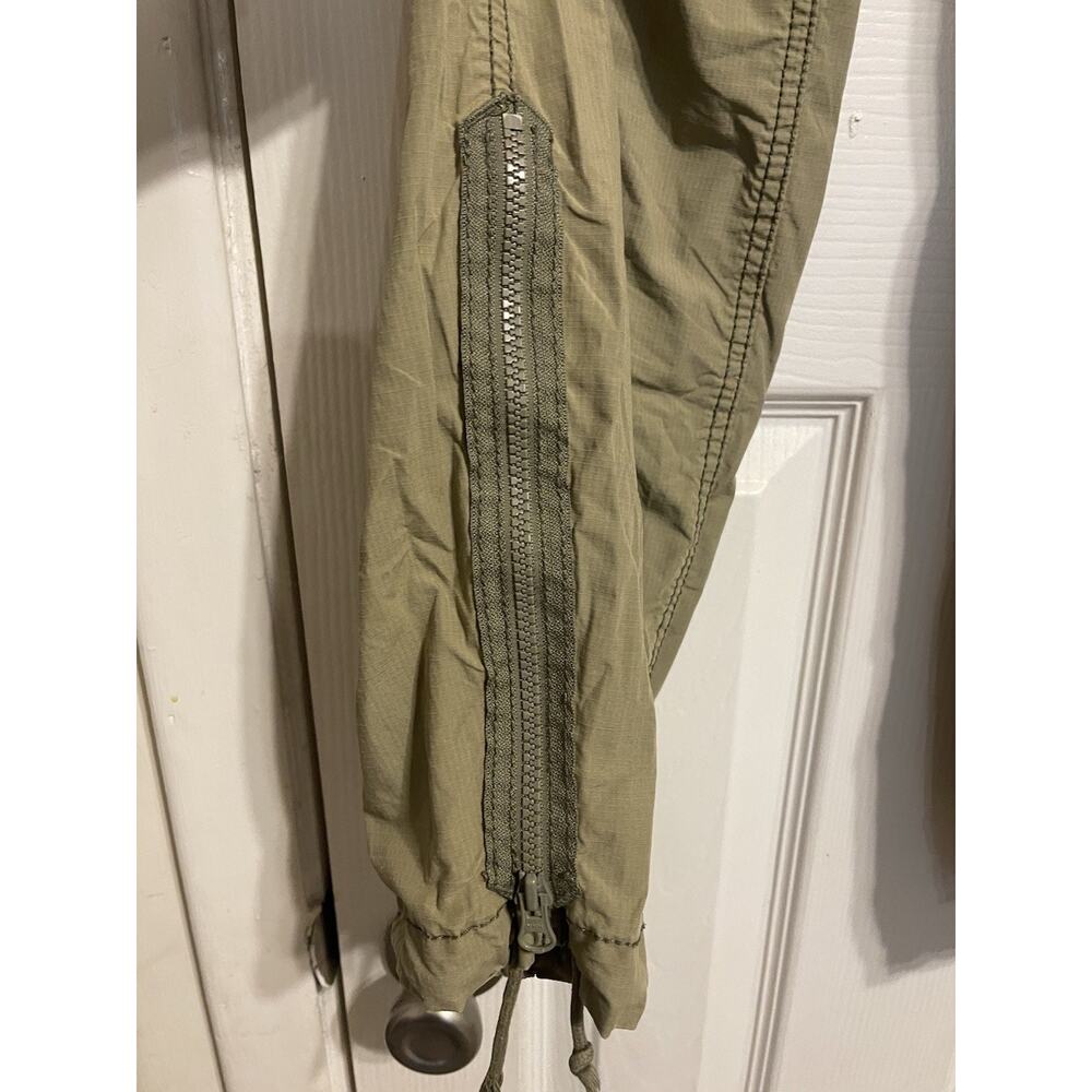 Vtg Y2K Gap Cotton Tan Cargo Baggy Pockets Zip Skater Paratrooper Pants 8 - Picture 4 of 7
